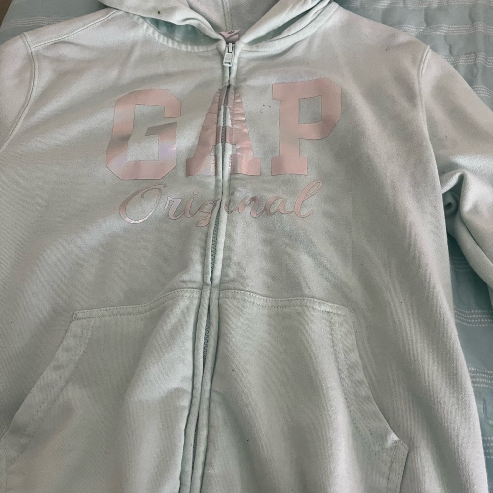 GAP Pastel Blue Zip-Up Hoodie